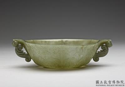 图片[2]-Jade flower-shaped bowl with two bud-shaped handles, Mughal Empire-China Archive